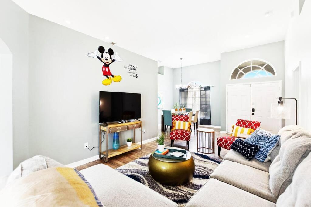 Spacious Disney Themed 5Bed Villa! Private Heated Enclosed Pool/Spa/Bbq! Давенпорт Экстерьер фото